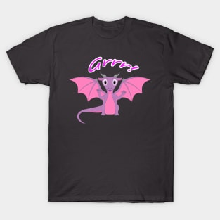 Cute Magenta Dragon T-Shirt